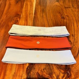Lululemon Fly Away Headbands 3 Pack